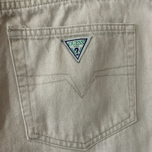 Vintage Guess denim khaki jorts - Picture 7 of 12